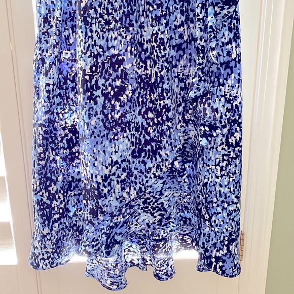 Blue / black summer dress - Picture 3 of 3